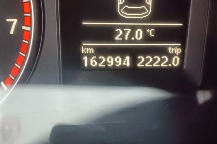 Used Volkswagen Scirocco 2011 2.0 TSI R-Line Odometer Close Up