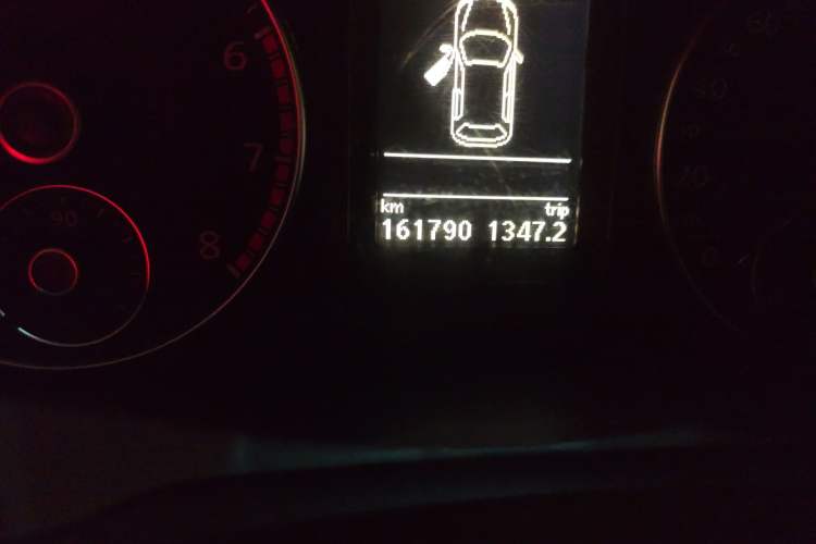 Used Volkswagen Scirocco 2011 1.4 TSI Single-Turbo Fashion Edition Odometer Close Up