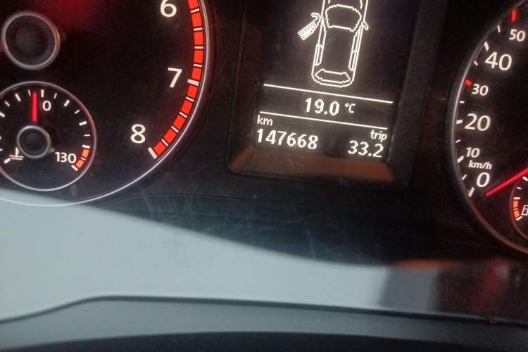Used Volkswagen Scirocco 2011 2.0 TSI R-Line Odometer Close Up