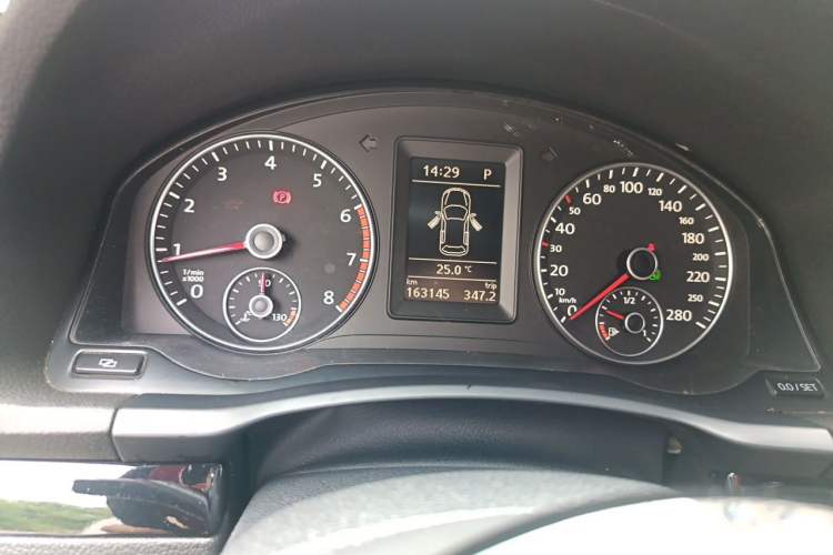 Used Volkswagen Scirocco 2011 2.0 TSI R-Line Odometer Close Up