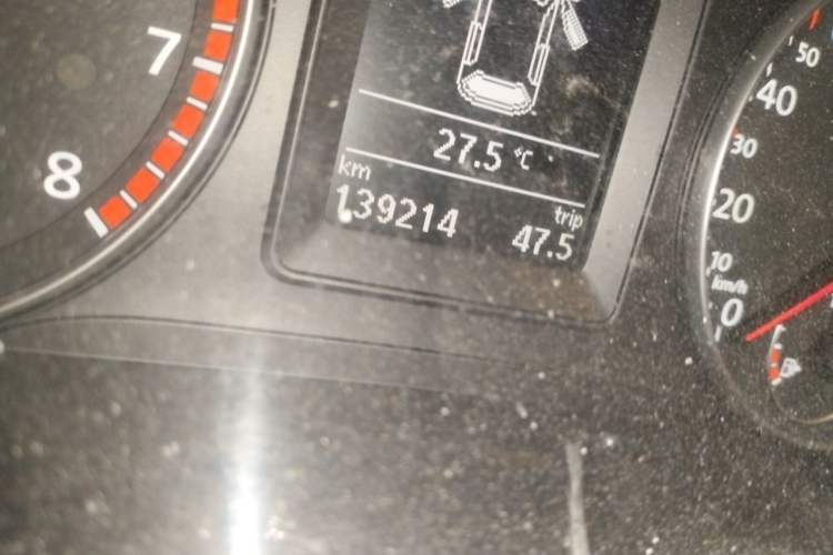 Used Volkswagen Scirocco 2011 2.0 TSI Luxury Edition Odometer Close Up