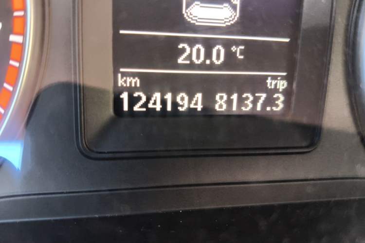 Used Volkswagen Scirocco 2011 2.0 TSI Luxury Edition Odometer Close Up