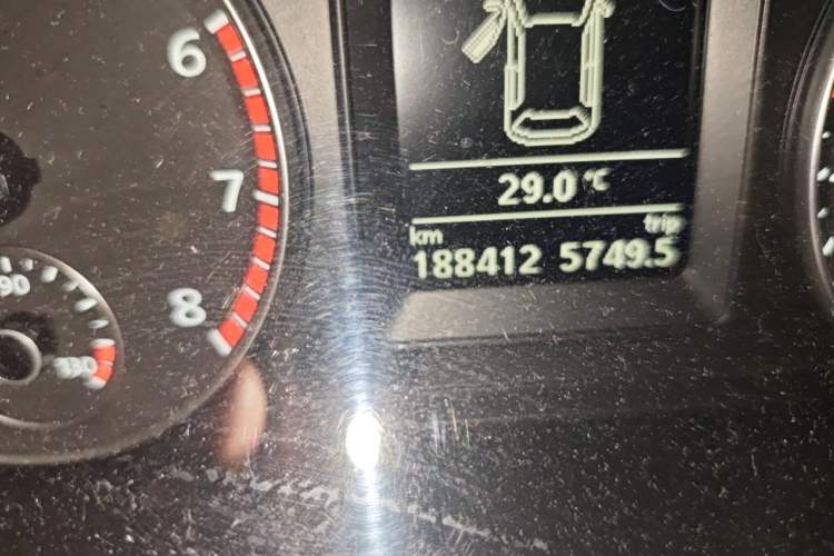 Used Volkswagen Scirocco 2011 2.0 TSI Luxury Edition Odometer Close Up