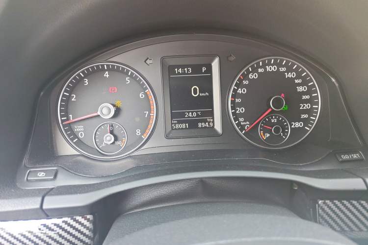 Used Volkswagen Scirocco 2011 2.0 TSI R-Line Odometer Close Up