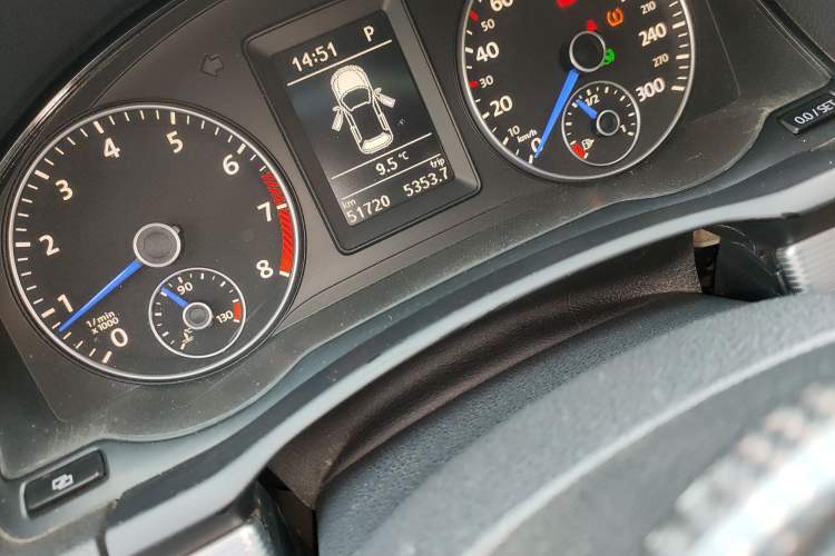 Used Volkswagen Scirocco 2011 R 2.0TSI Odometer Close Up