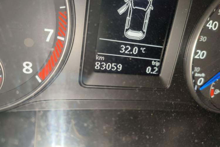 Used Volkswagen Scirocco 2011 R 2.0TSI Odometer Close Up