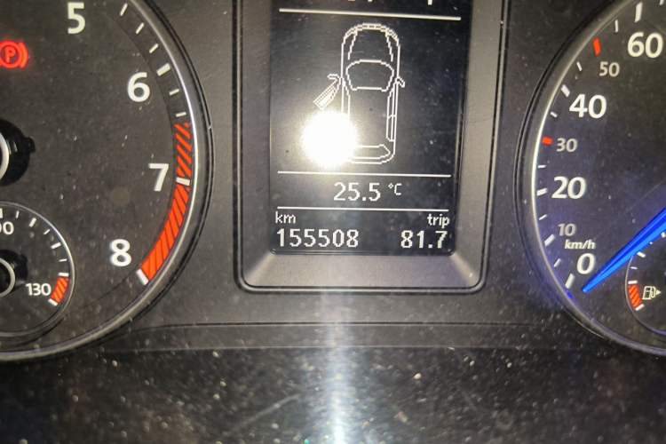 Used Volkswagen Scirocco 2011 R 2.0TSI Odometer Close Up
