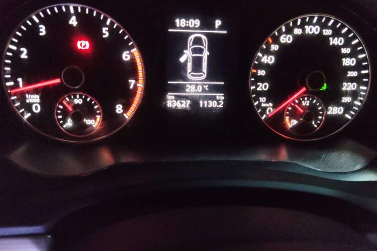 Used Volkswagen Scirocco 2011 2.0 TSI R-Line Odometer Close Up