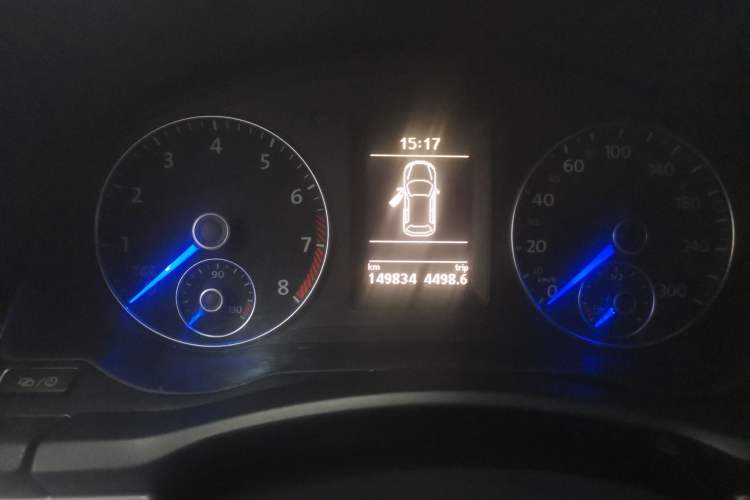 Used Volkswagen Scirocco 2011 R 2.0TSI Odometer Close Up