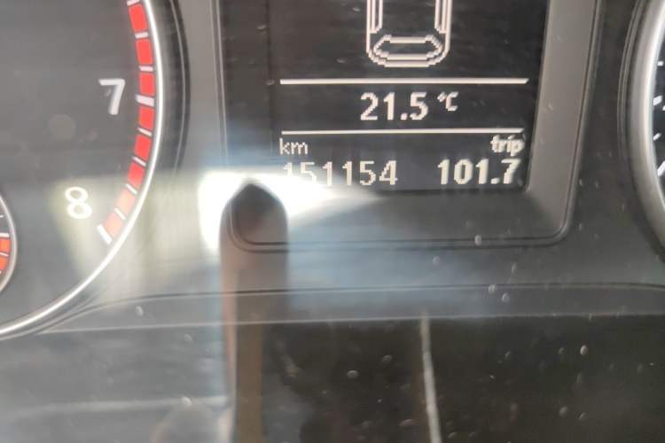 Used Volkswagen Scirocco 2013 2.0 TSI Million-Mile Edition Odometer Close Up