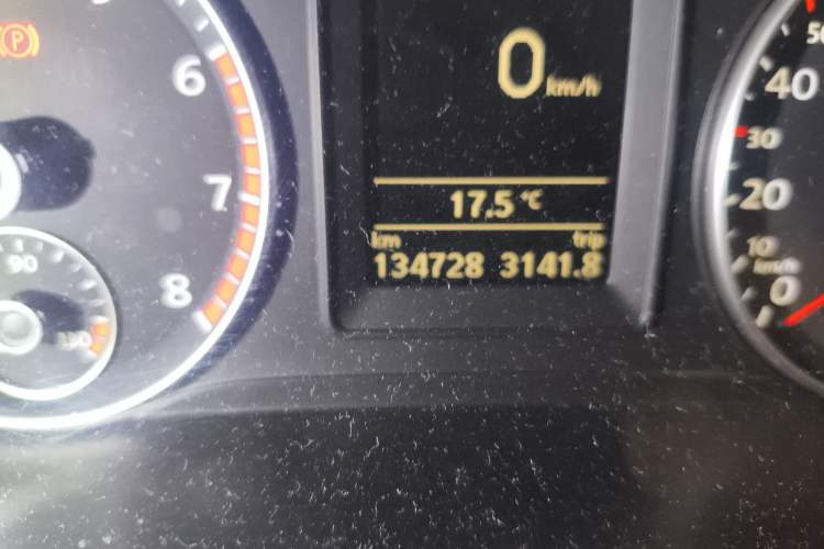 Used Volkswagen Scirocco 2013 2.0 TSI Million-Mile Edition Odometer Close Up