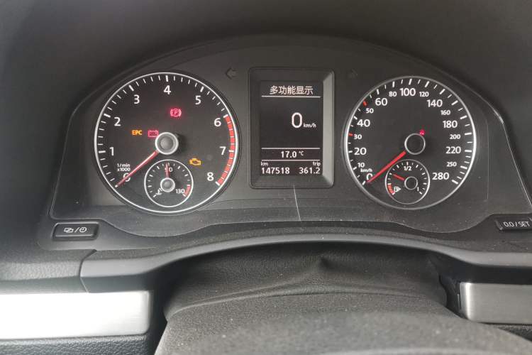 Used Volkswagen Scirocco 2013 2.0 TSI Million-Mile Edition Odometer Close Up