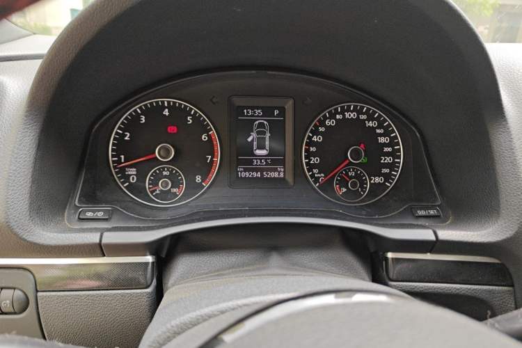 Used Volkswagen Scirocco 2013 2.0 TSI GTS Odometer Close Up