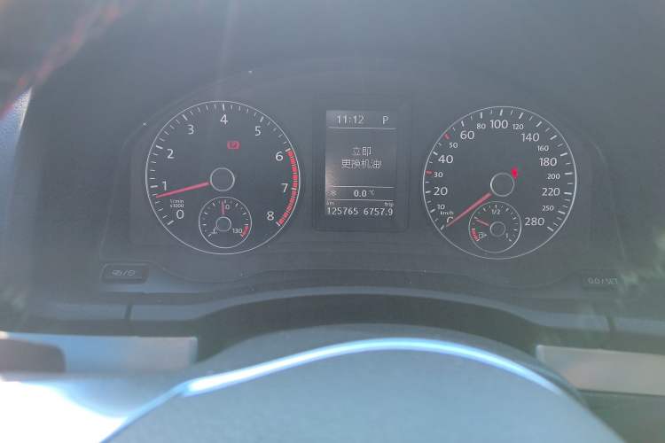 Used Volkswagen Scirocco 2013 2.0 TSI Million-Mile Edition Odometer Close Up