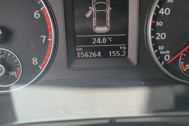 Used Volkswagen Scirocco 2013 2.0 TSI Million-Mile Edition Odometer Close Up