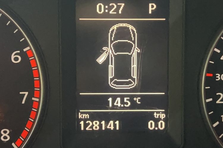 Used Volkswagen Scirocco 2013 2.0 TSI GTS Odometer Close Up