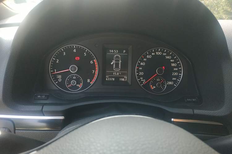 Used Volkswagen Scirocco 2013 2.0 TSI GTS Odometer Close Up