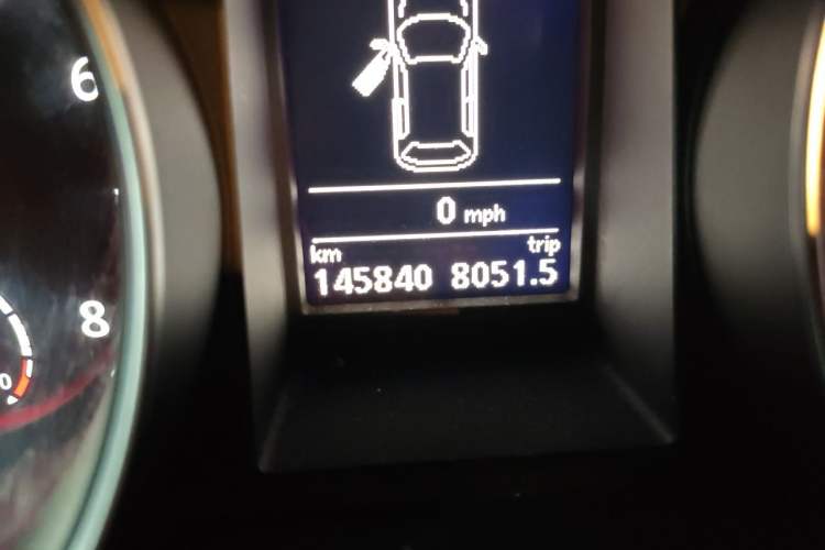 Used Volkswagen Scirocco 2015 1.4TSI Comfort Edition Odometer Close Up