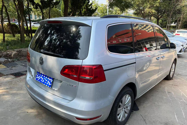 Used Volkswagen Sharan 2012 2.0 TSI Standard Version Euro IV Rear Right 45 Deg
