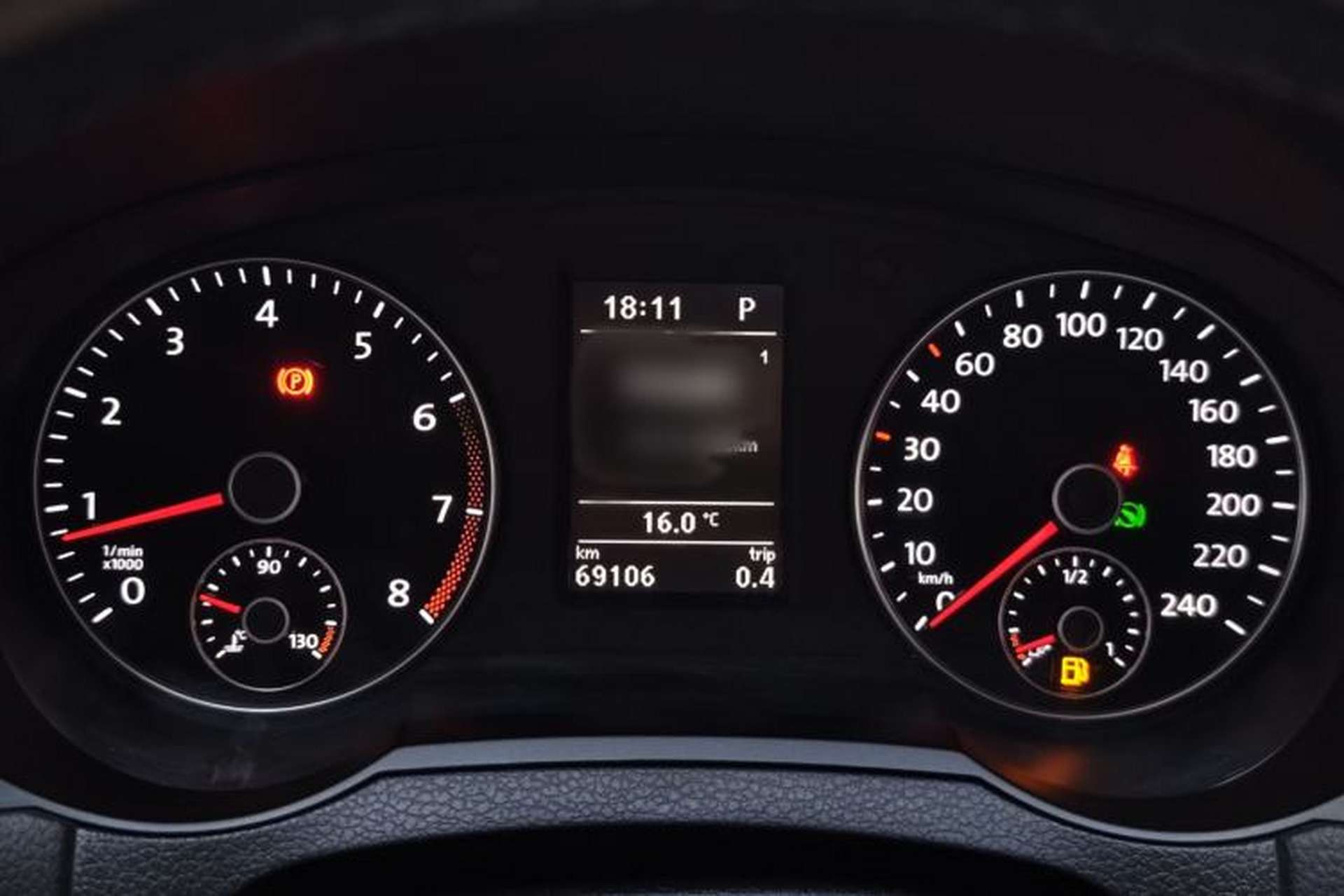 Used Volkswagen Sharan 2013 1.8TSI Standard Model Instrument Cluster