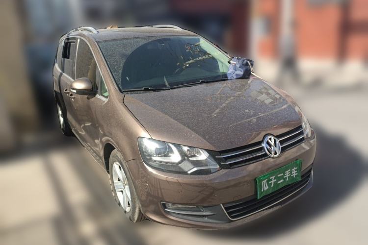 Used Volkswagen Sharan 2013 2.0 TSI Luxury Model Front Right 45 Deg