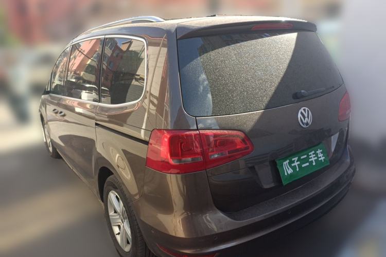 Used Volkswagen Sharan 2013 2.0 TSI Luxury Model Rear Left 45 Deg