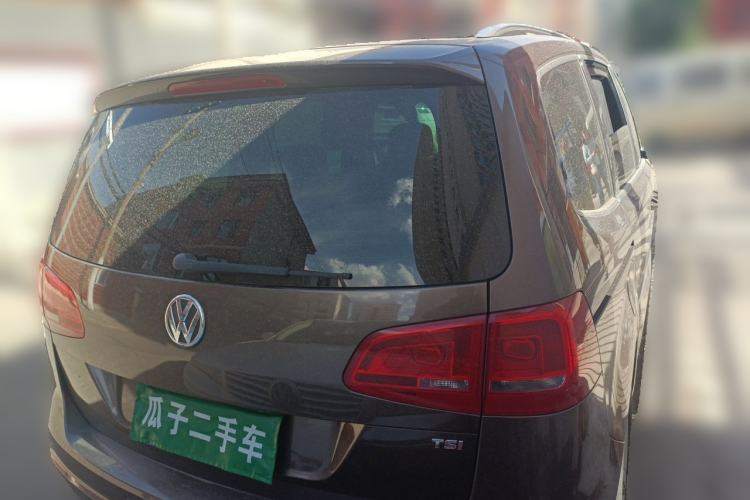 Used Volkswagen Sharan 2013 2.0 TSI Luxury Model Rear Right 45 Deg