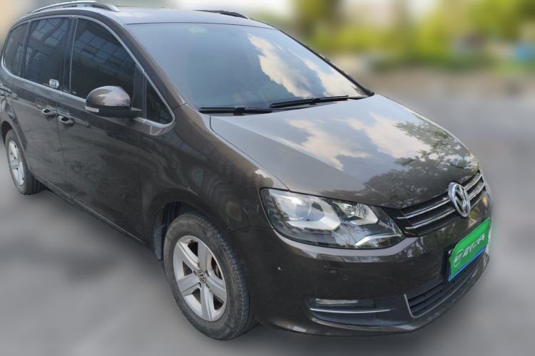 Used Volkswagen Sharan 2013 2.0 TSI Luxury Model Front Right 45 Deg