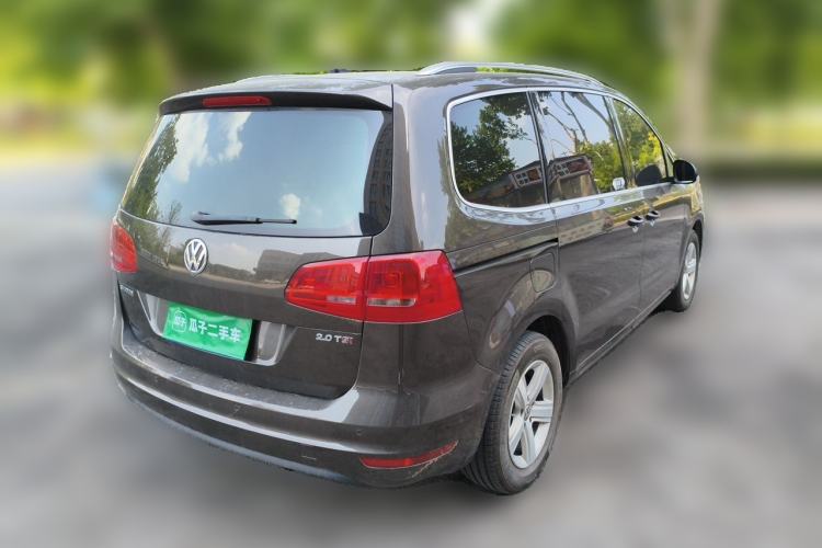 Used Volkswagen Sharan 2013 2.0 TSI Luxury Model Rear Right 45 Deg