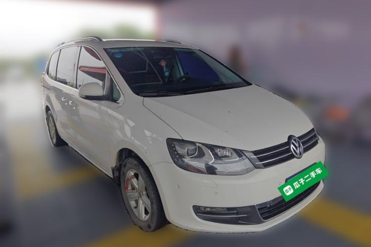 Used Volkswagen Sharan 2013 2.0 TSI Luxury Model Front Right 45 Deg