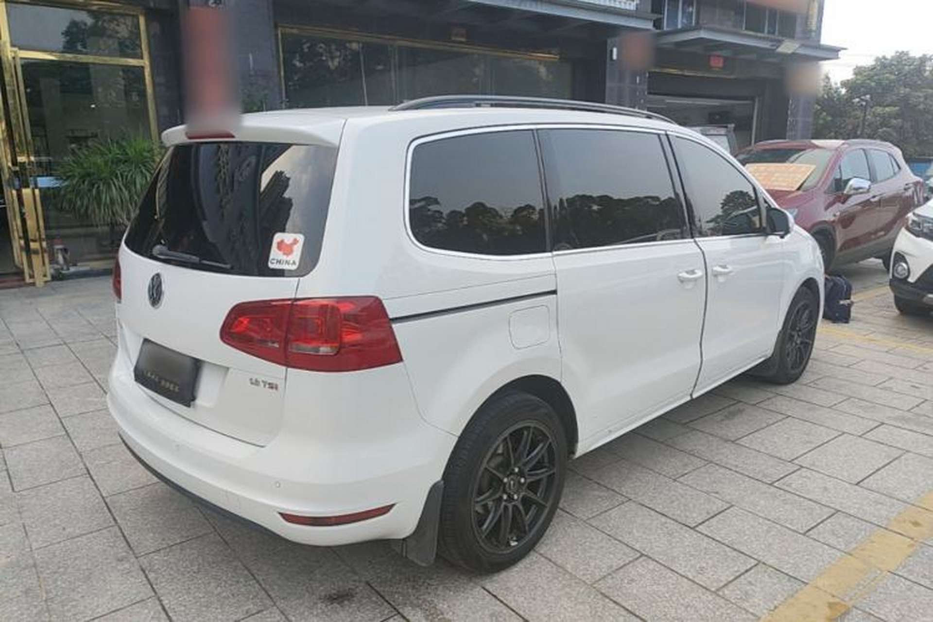 Used Volkswagen Sharan 2013 1.8TSI Standard Model Rear Right 45 Deg
