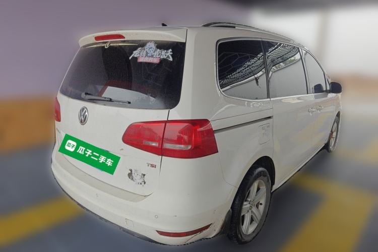 Used Volkswagen Sharan 2013 2.0 TSI Luxury Model Rear Right 45 Deg