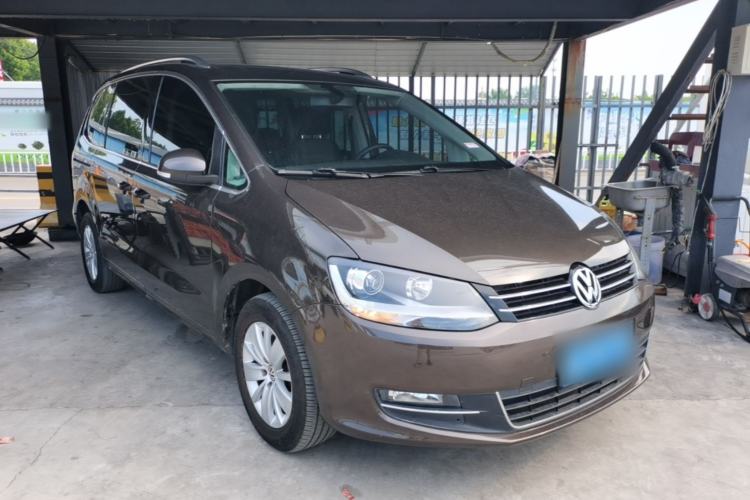 Used Volkswagen Sharan 2014 2.0 TSI Standard Model Front Right 45 Deg