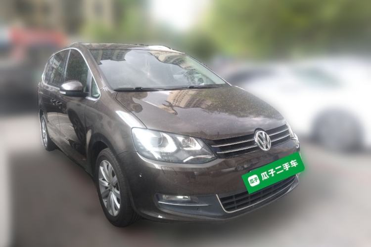 Used Volkswagen Sharan 2014 2.0 TSI Luxury Model Front Right 45 Deg