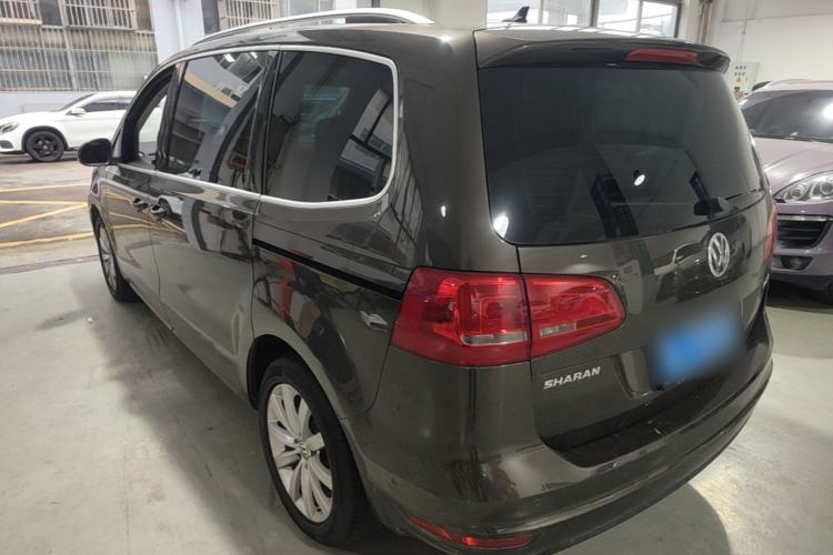 Used Volkswagen Sharan 2014 2.0 TSI Luxury Model Rear Left 45 Deg
