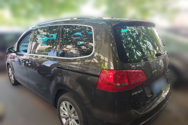 Used Volkswagen Sharan 2014 2.0 TSI Comfort Model Rear Left 45 Deg
