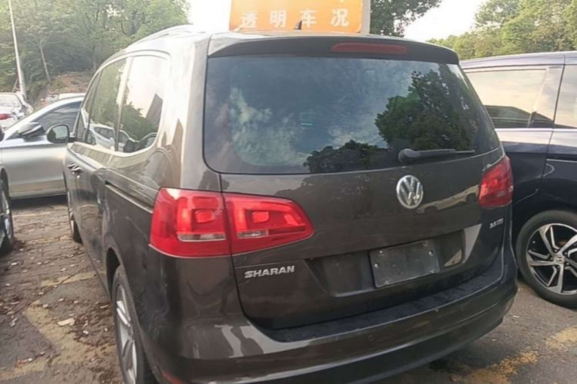 Used Volkswagen Sharan 2014 2.0 TSI Comfort Model Rear Left 45 Deg
