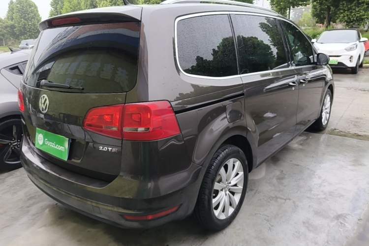 Used Volkswagen Sharan 2014 2.0 TSI Luxury Model Rear Right 45 Deg