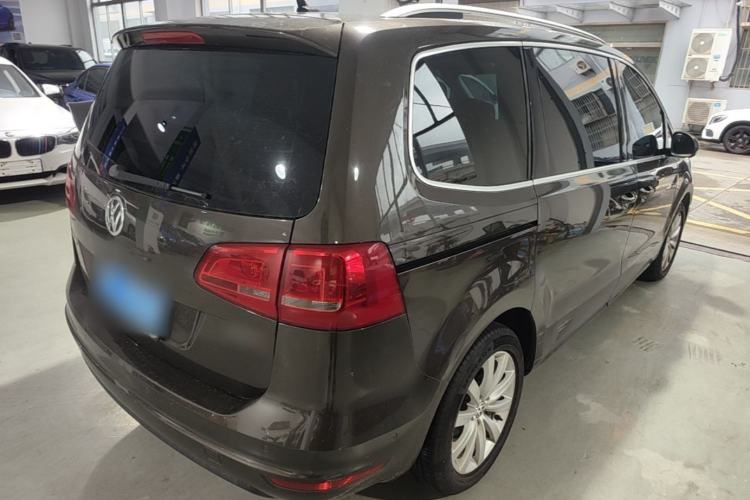 Used Volkswagen Sharan 2014 2.0 TSI Luxury Model Rear Right 45 Deg