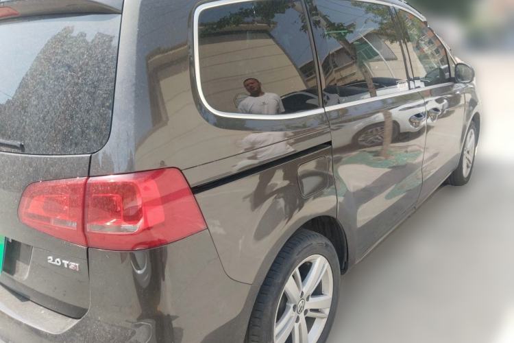 Used Volkswagen Sharan 2014 2.0 TSI Luxury Model Rear Right 45 Deg
