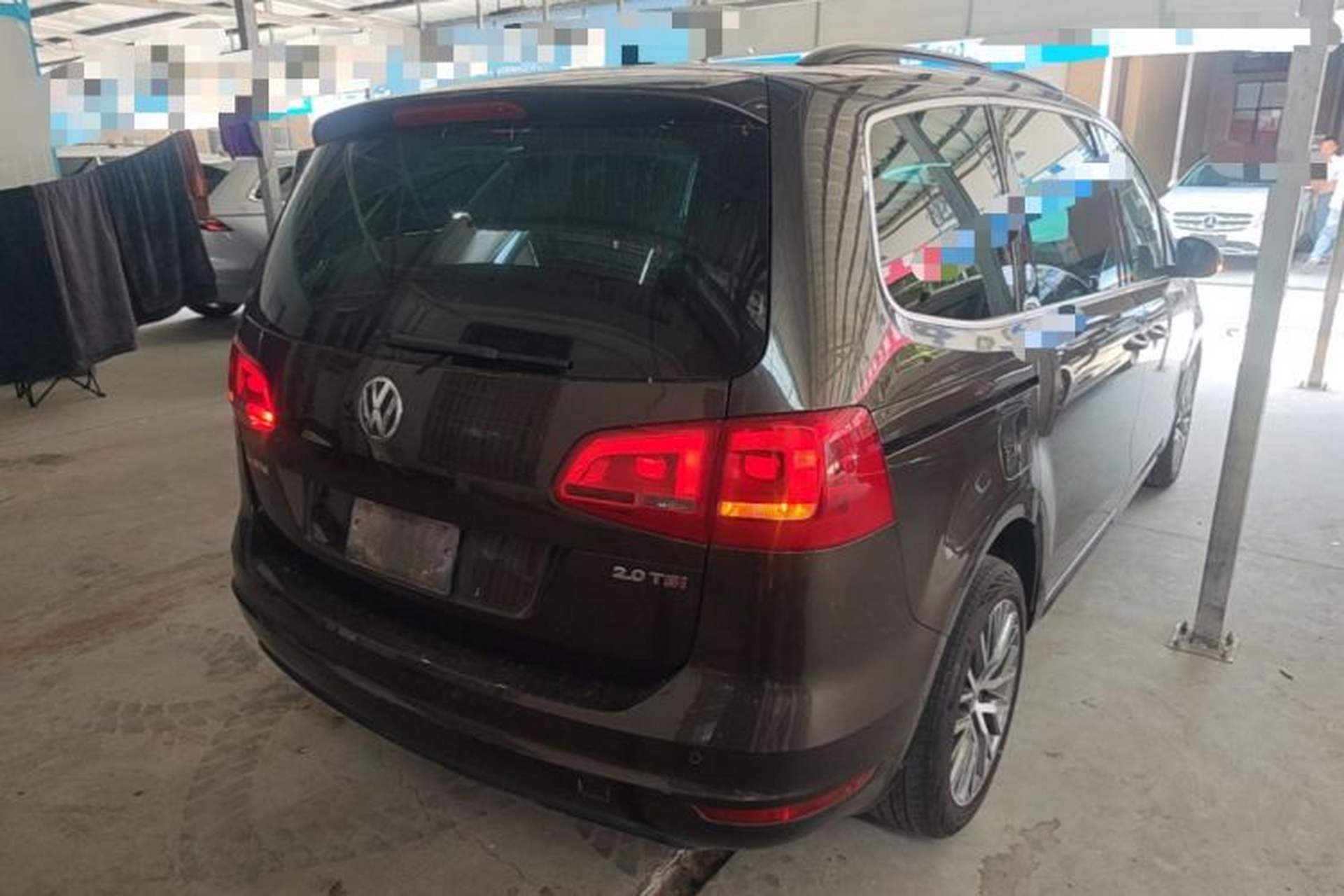 Used Volkswagen Sharan 2014 2.0 TSI Standard Model Rear Right 45 Deg