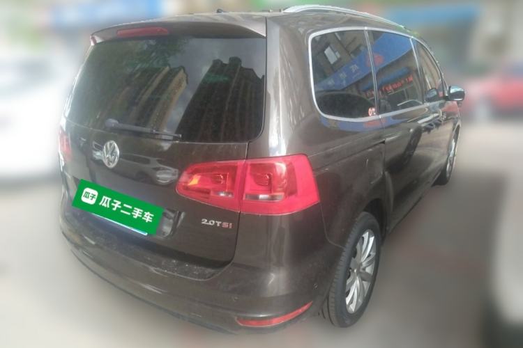 Used Volkswagen Sharan 2014 2.0 TSI Luxury Model Rear Right 45 Deg