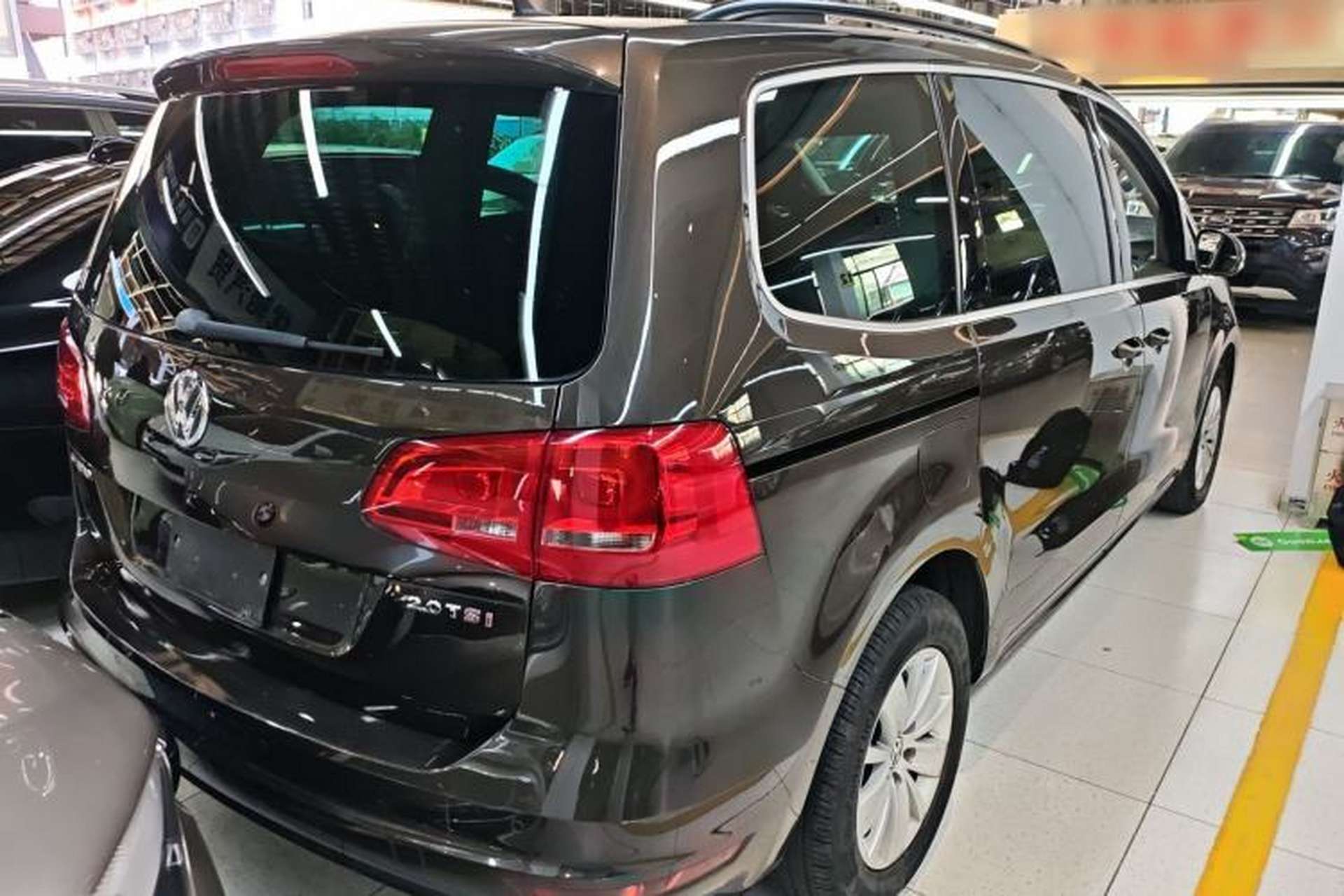Used Volkswagen Sharan 2014 2.0 TSI Standard Model Rear Right 45 Deg