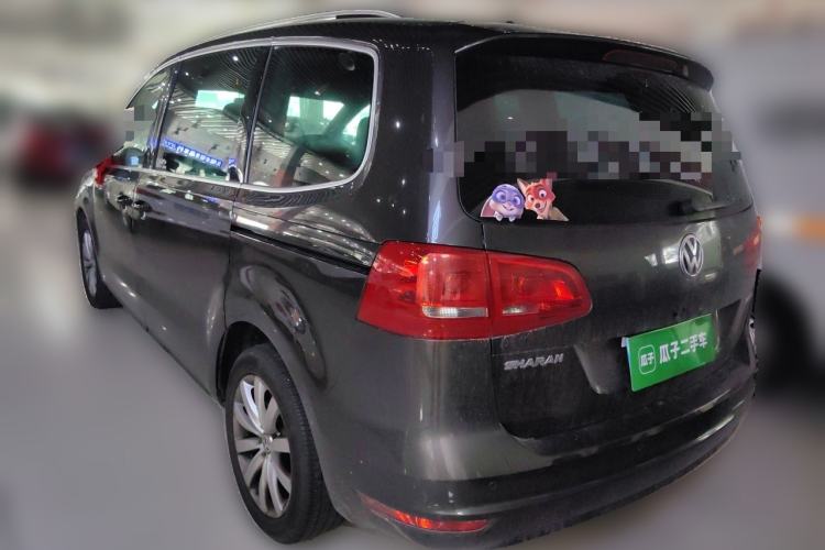 Used Volkswagen Sharan 2014 2.0 TSI Luxury Model Rear Left 45 Deg