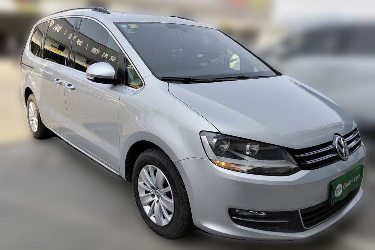 Used Volkswagen Sharan 2014 2.0 TSI Standard Model Front Right 45 Deg
