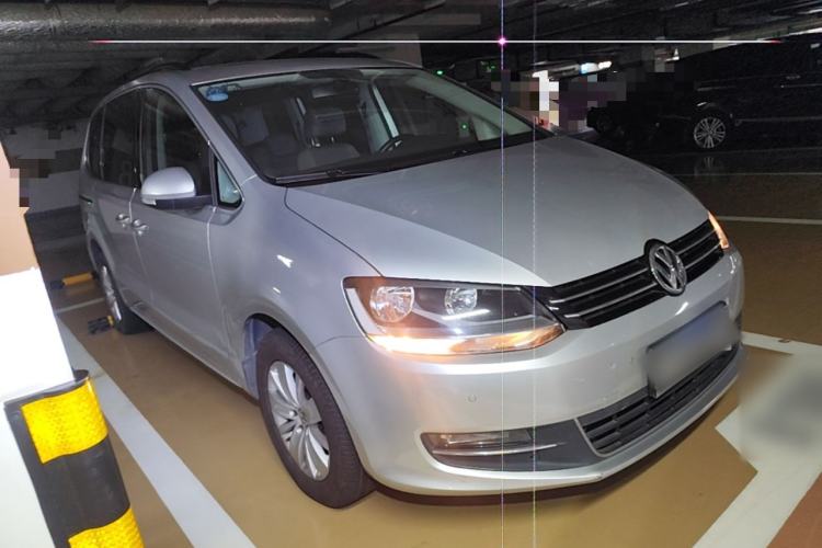 Used Volkswagen Sharan 2014 2.0 TSI Standard Model Front Right 45 Deg