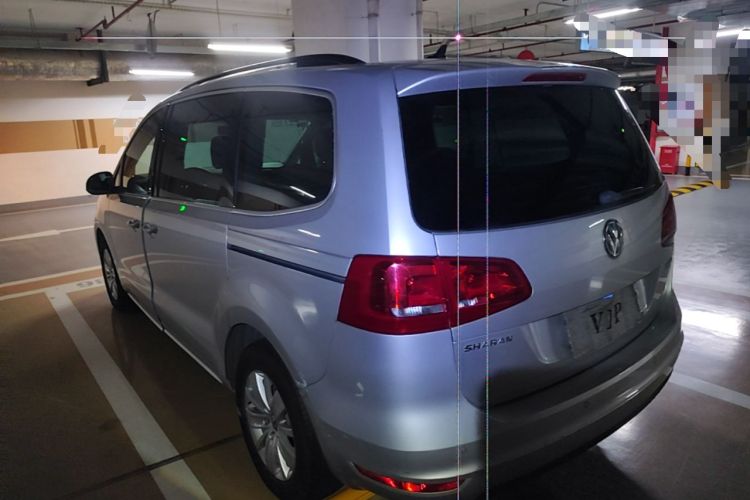 Used Volkswagen Sharan 2014 2.0 TSI Standard Model Rear Left 45 Deg