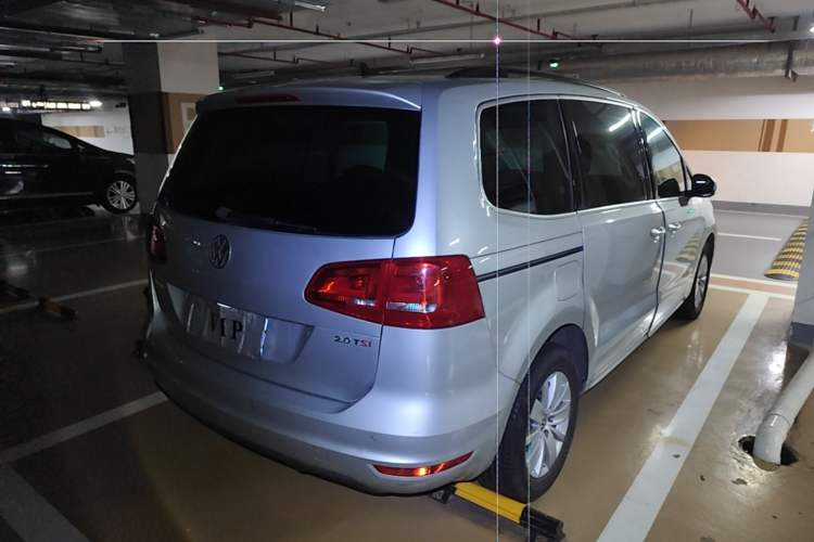 Used Volkswagen Sharan 2014 2.0 TSI Standard Model Rear Right 45 Deg