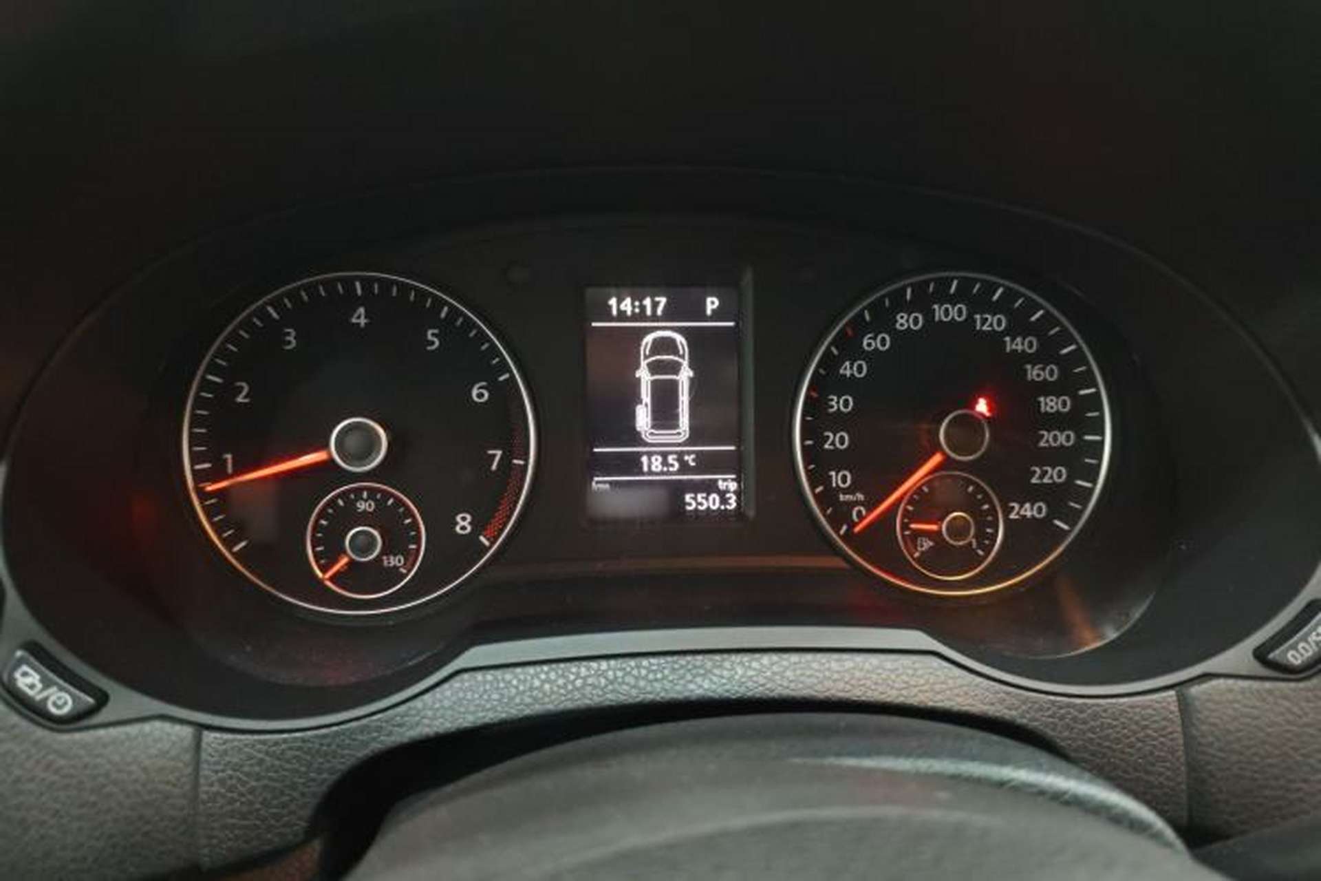 Used Volkswagen Sharan 2014 2.0 TSI Comfort Model Instrument Cluster