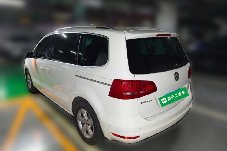 Used Volkswagen Sharan 2014 2.0 TSI Luxury Model Rear Left 45 Deg
